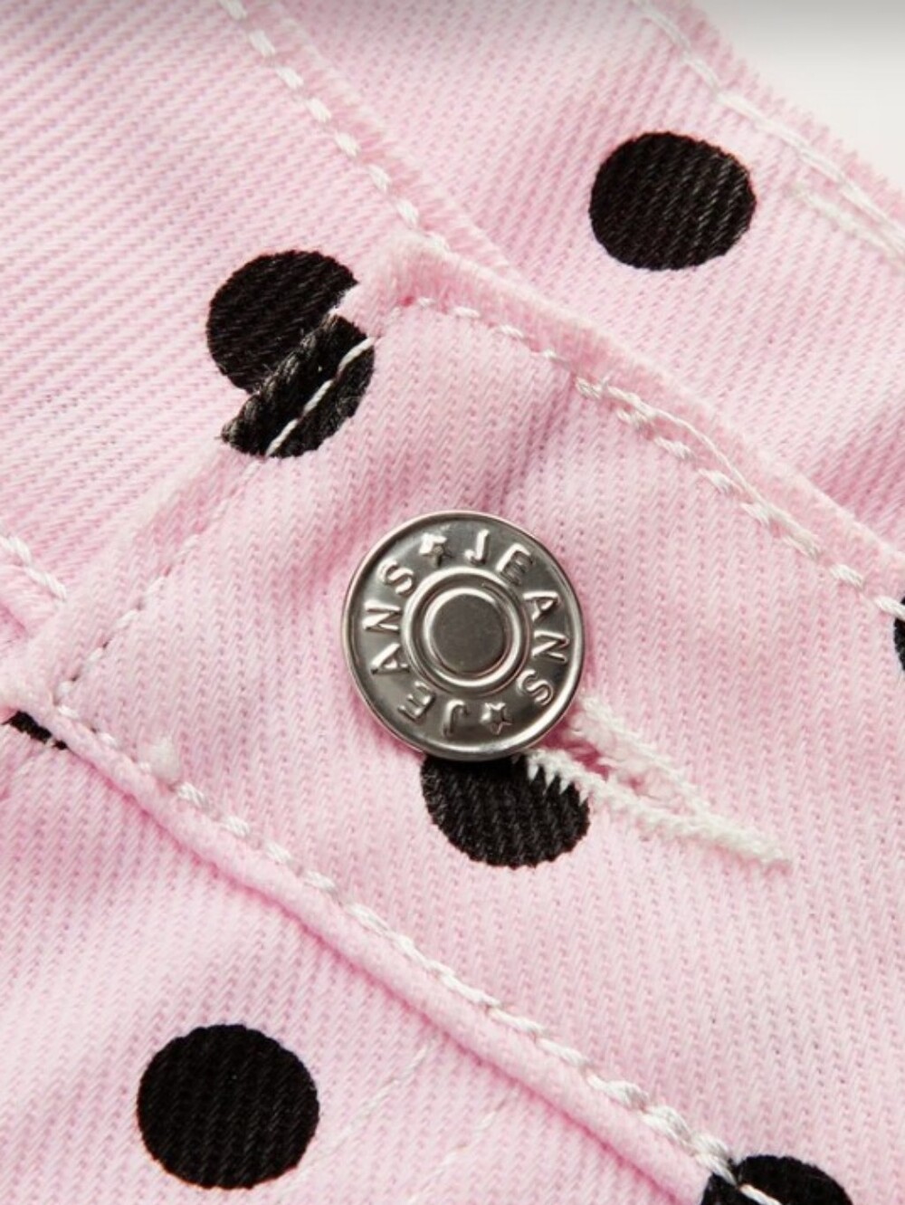 Commense Wide Leg Pants Polka Dot Pink M NWT - Picture 4 of 5